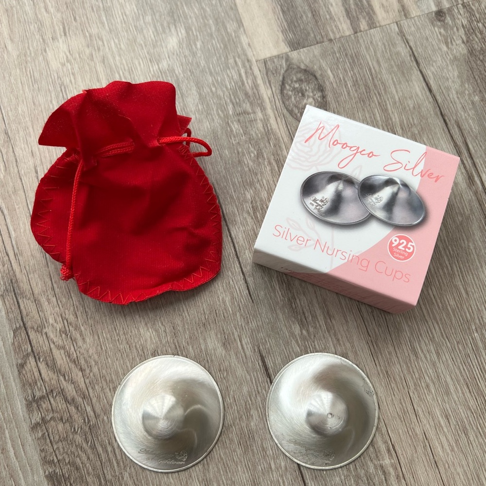 Silver nursing cups